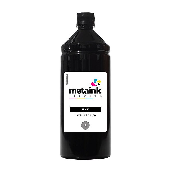 Tinta para Canon MegaTank G1100 Black 1 Litro Pigmentada MetaInk