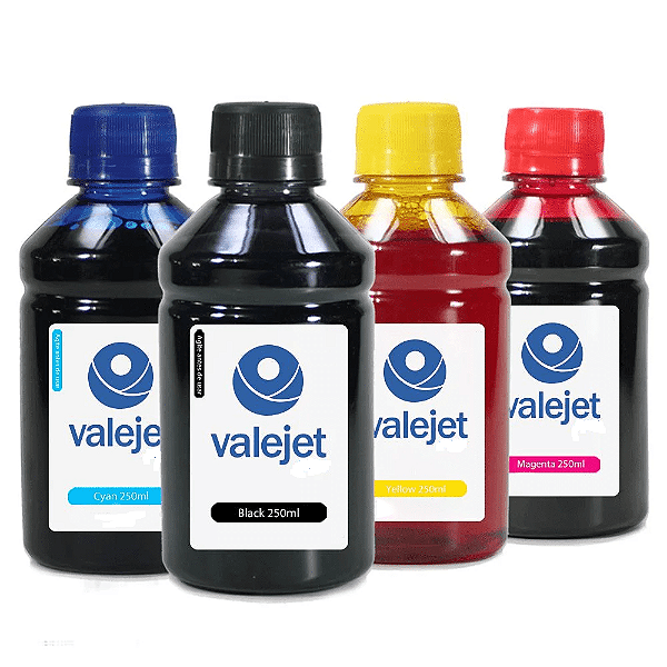 4 X 250ml Tintas G3110 G3111 G4110 Tinta Cyan Magenta Yellow Black Valejet