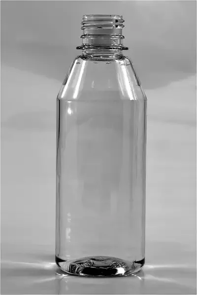 Frasco Transparente Cristal com Tampa Amarela 250ml
