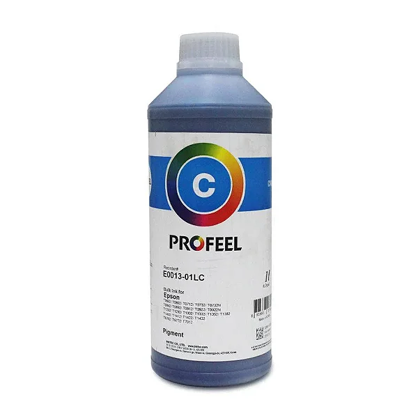 E0013 Tinta Pigmentada InkTec Profeel para EPSON Universal 1 Litro : Cyan