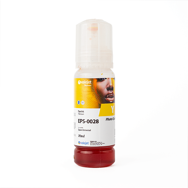 Tinta Yellow para Epson T664 L375 70ml Valejet Premium