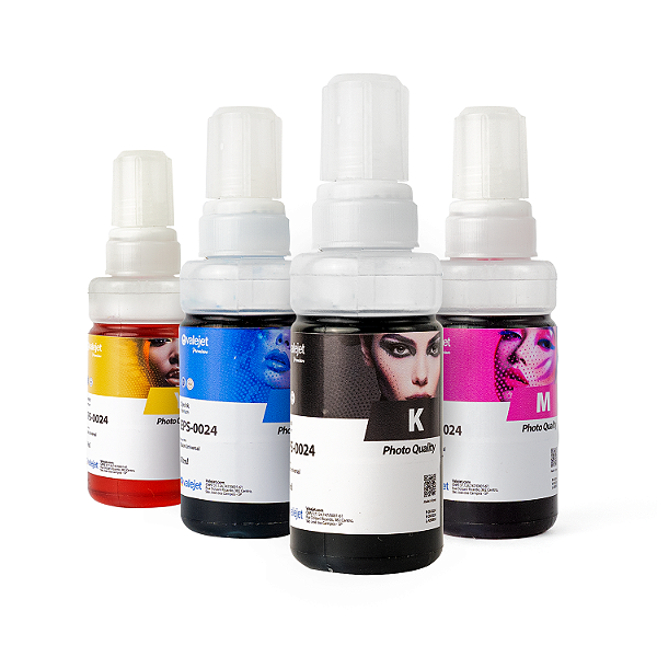 Kit 4 Tintas T664 para Epson L110 70ml Premium