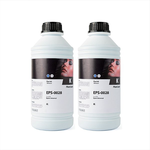 Kit 2x Tintas Black Para Epson L110 L4150 L6161 2 Litros