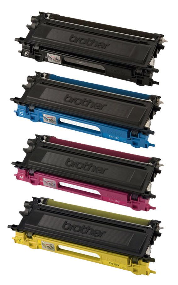 Kit 4 Toner para Brother MFC 9840 | TN 110 | TN 115 CMYK Compatível