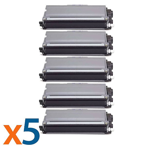 Kit 5 Toners para Brother TN 720 | 750 | 780 | 3332 Universal Compatível