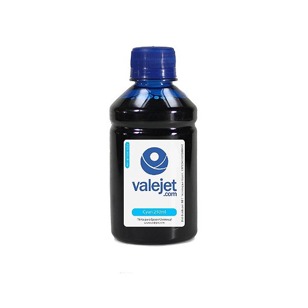 Tinta para Epson Universal Cyan Corante 250ml Valejet