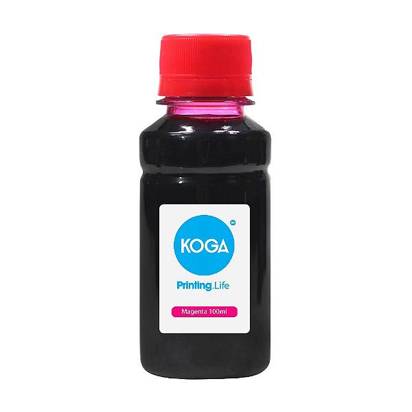 Tinta Universal para HP Magenta 100ml Corante Koga