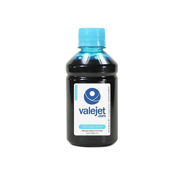 Tinta para Epson Universal Cyan Light Corante 250ml Valejet