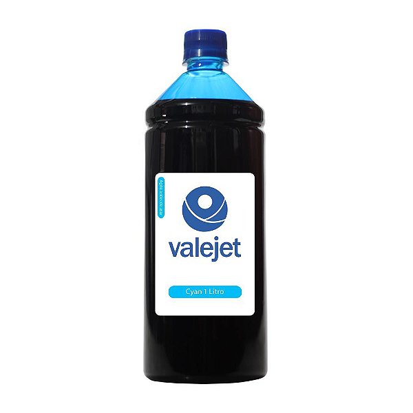 Tinta para Cartucho HP 22 28 57 Cyan 1 Litro Corante Valejet