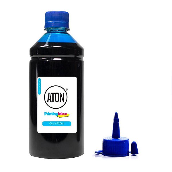 Tinta para Epson Universal Cyan 500ml Pigmentada Aton