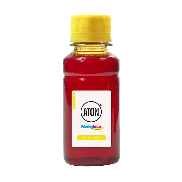 Tinta para Cartucho HP 664 | 664XL Yellow 100ml Corante Aton