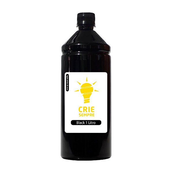 Tinta para Sublimação Premium Crie Sempre Black 1 Litro