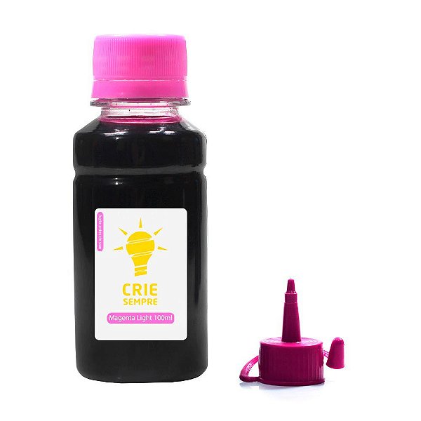 Tinta para Epson L1300 Premium Crie Sempre Magenta Light 100ml Corante