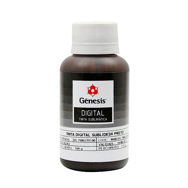 Tinta Sublimática Gênesis para Epson L365 | L-365 Black 100ml