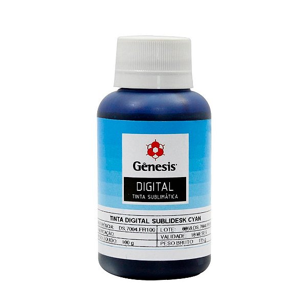 Tinta Sublimática Gênesis para Epson L355 | L200 Cyan 100ml