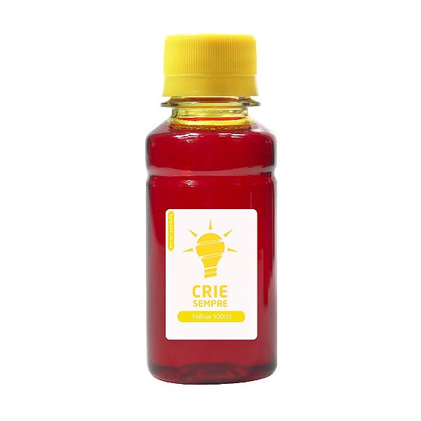 Tinta para HP 951 | 951XL Yellow 100ml Corante Crie Sempre