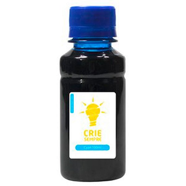 Tinta para Cartucho HP 933 | 933XL Cyan 100ml Corante Crie Sempre