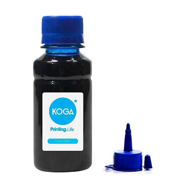 Tinta para Epson Bulk Ink L375 Cyan 100ml Corante Koga