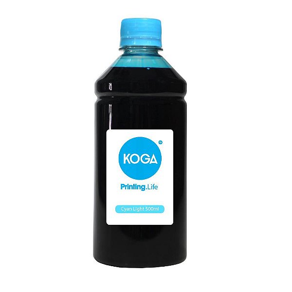 Tinta Bulk Ink Sublimática para Impressora Epson T673 Cyan Light 500ml Koga