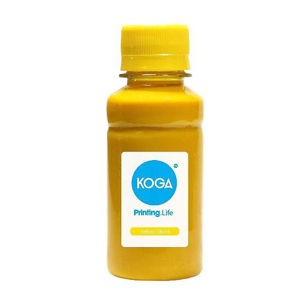 Tinta Bulk Ink Sublimática para Impressora Epson T673 Yellow 100ml Koga