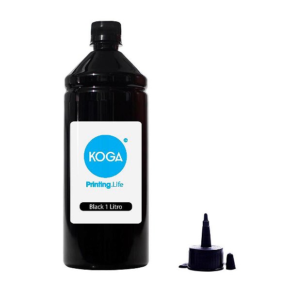 Tinta para Epson Bulk Ink Sublimática L606 Black 1 Litro Koga