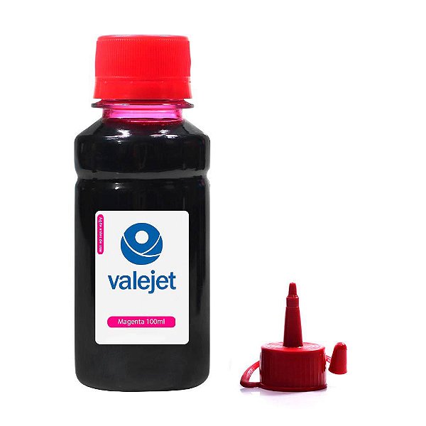 Tinta para Epson L495 EcoTank Magenta Pigmentada 100ml Valejet