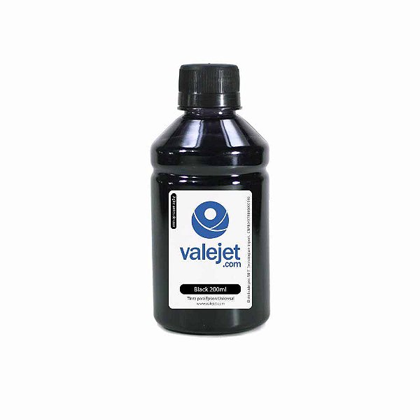 Tinta para Epson L4160 Valejet Black Pigmentada 200ml