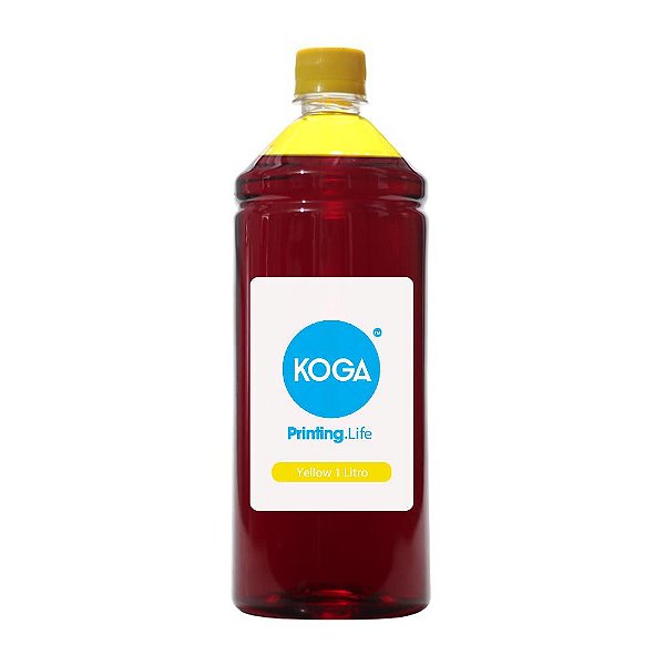 Tinta para Epson L6191 Koga Yellow Corante 1 Litro