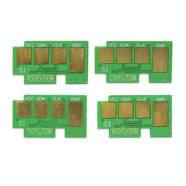 Kit 4 Chip para Samsung CMYK 504S