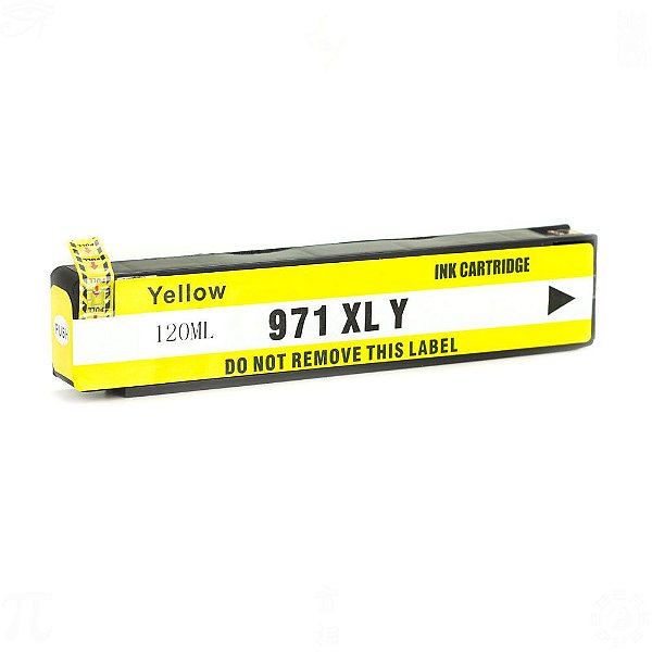 Cartucho de Tinta HP 971XL | X451DW | X476DW | Yellow Compatível 120ml