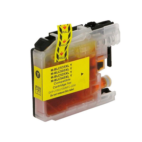 CARTUCHO PARA BROTHER LC509 | LC505 | DCP-J100 | MFC-J200 Yellow Compatível 14ml