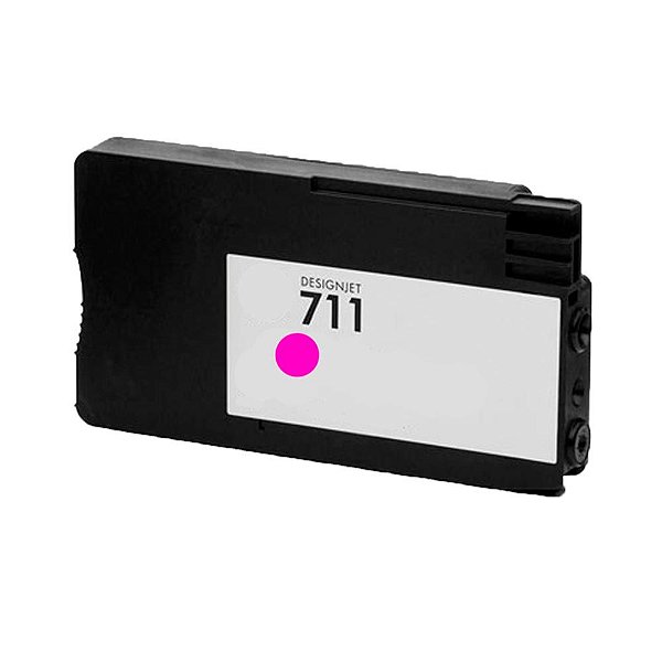Cartucho de Tinta para HP 711 | T12 | T520 Magenta Compatível 28ml