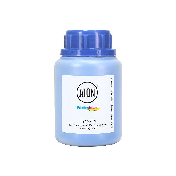 Refil de Toner para HP CP2025 | 2320 ATON Cyan 75g