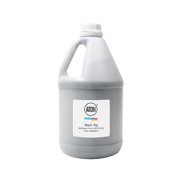 Refil para Toner HP CP1215 | CB540A | CE320A | CC530A ATON Black 1kg