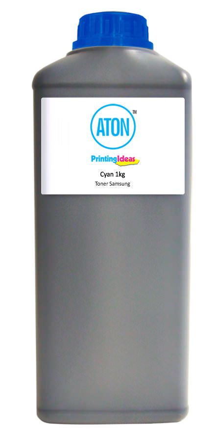 Refil de Toner para Samsung CLP 300 High definition ATON Cyan 1kg