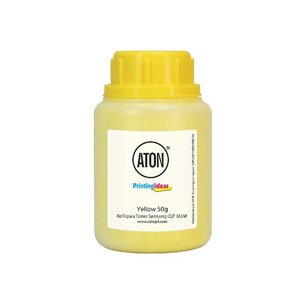 Refil de Toner para Samsung CLP 365W | CLX 3305 ATON Yellow 50g