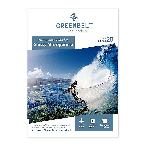 Papel Microporoso A4 260g Greenbelt 20 folhas