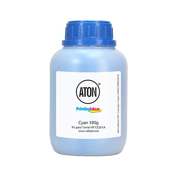 Refil para Toner HP CP4025 | CE261A | 647A Cyan 180g Aton