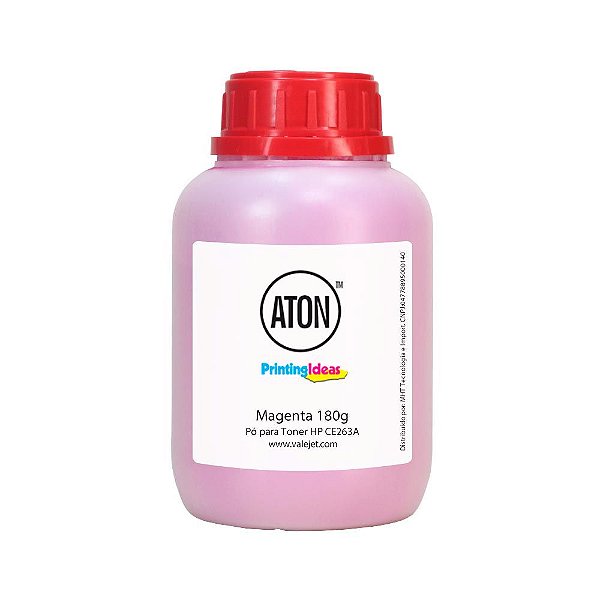 Refil para Toner HP CP4025 | CE263A | 647A Magenta 180g Aton