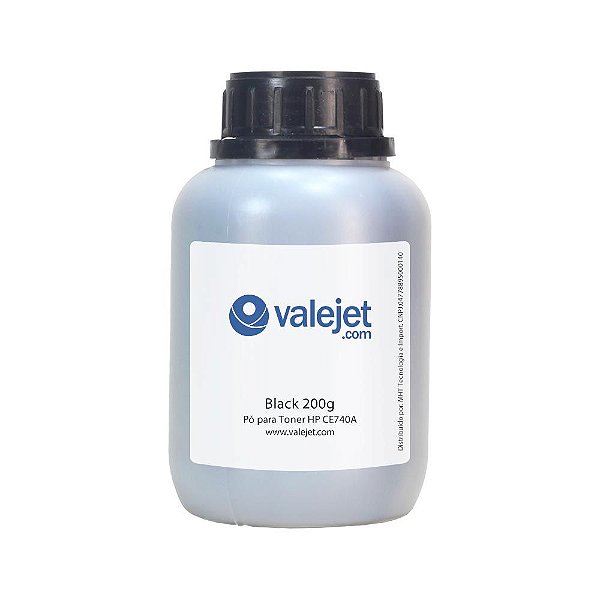 Refil para Toner HP CP5225 | HP CE740A | 307A Black 200g Valejet