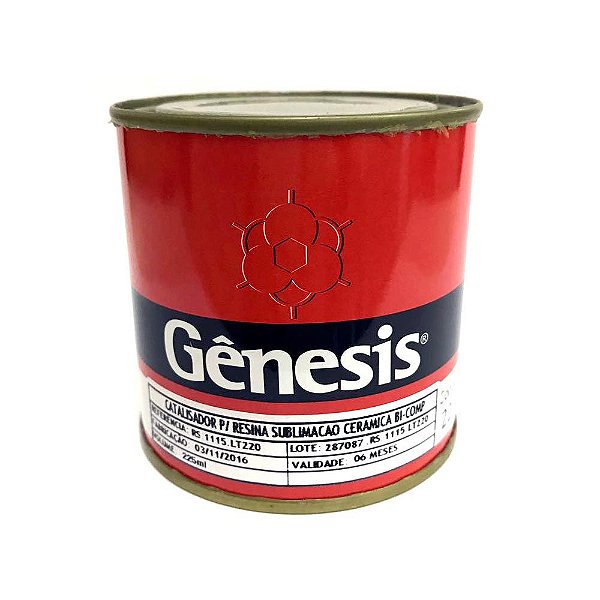 Catalisador para Resina Sublimação Cerâmica Bi Componente Gênesis RS. 1115 220ml