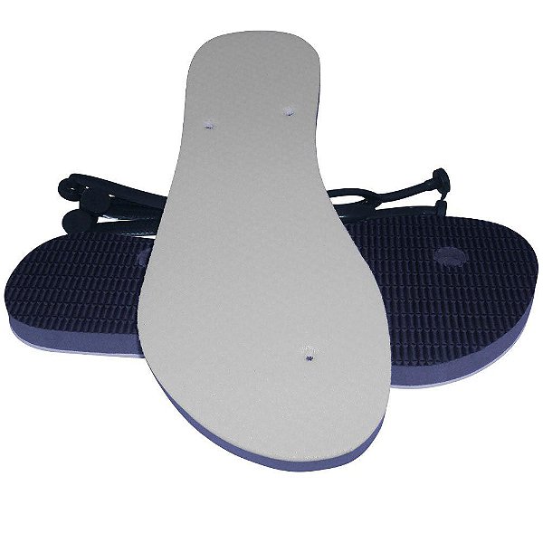 Chinelo para Sublimação Masculino Azul Marinho nº37/38