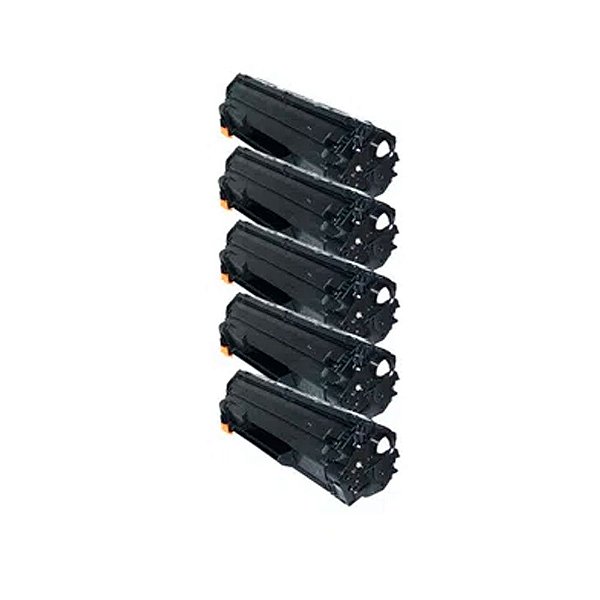 Kit 5 Toner HP P1606 | P1606DN | P1566 | P1560 | P1600 | CE278A | 78A Compativel