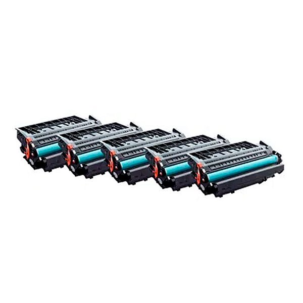 Kit 5 Toner HP P2055 | P2055DN | CE505X | 05X Alto Rendimento 6.5k Compatível