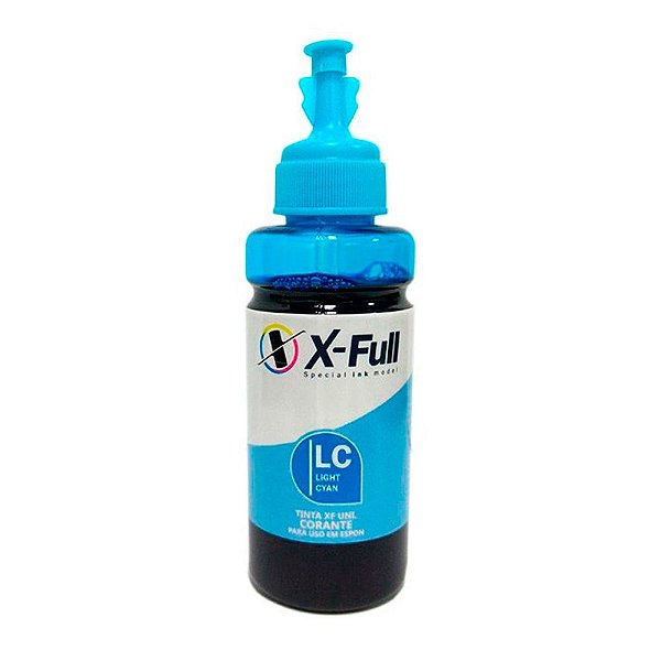 TINTA PARA EPSON L800 CORANTE XFULL CYAN LIGHT 100ML (SEM CAIXA)