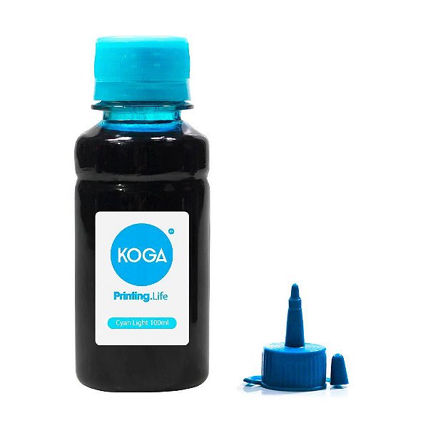 Tinta para Epson L805 Cyan Light Corante 100ml Koga