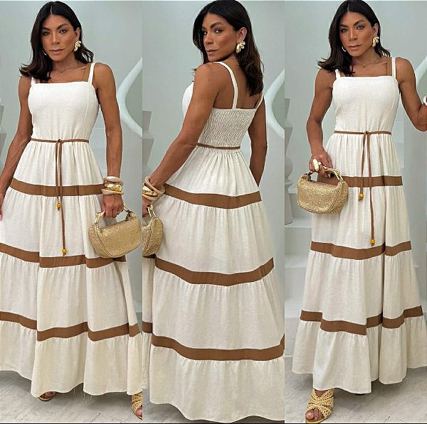 VESTIDO LIZ - (Veja a Descrição do Produto Abaixo de Calcule o Frete)