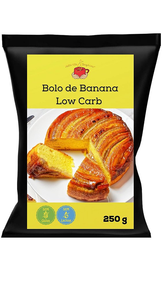 BOLO DE BANANA LOW CARB 250 g