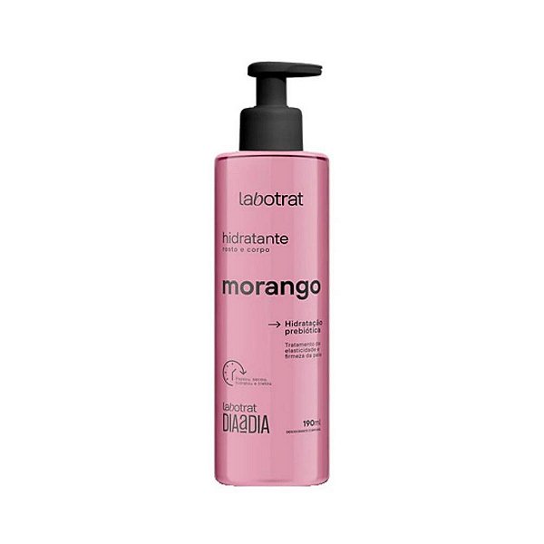 Hidratante Rosto e Corpo Morango 190ml Dia a Dia - Labotrat