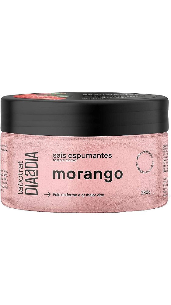 Sais espumantes Rosto e Corpo Morango 280g - Labotrat